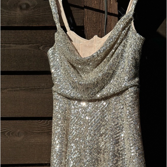 For Love And Lemons Dresses & Skirts - Brand new For love and lemons Candice dress sparkly sequin party NYE black bow